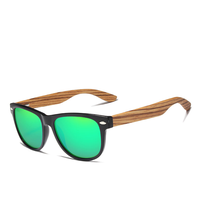 Bamboo Wood Sunglasses Wooden Retro Polarized Sunglasses