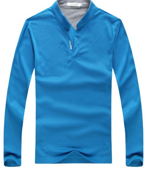 Youth v-Neck Long-Sleeved T-Shirt Men