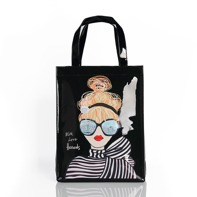 Cartoon PVC Fashion Tote Shopping Bag Storage Bag