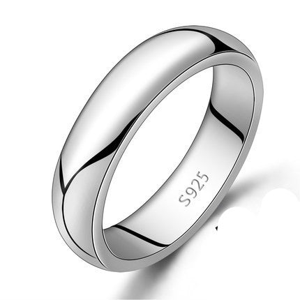 925 Silver Ring Male Index Finger Little Female