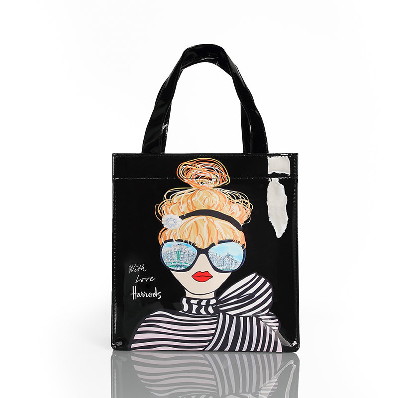 Cartoon PVC Fashion Tote Shopping Bag Storage Bag