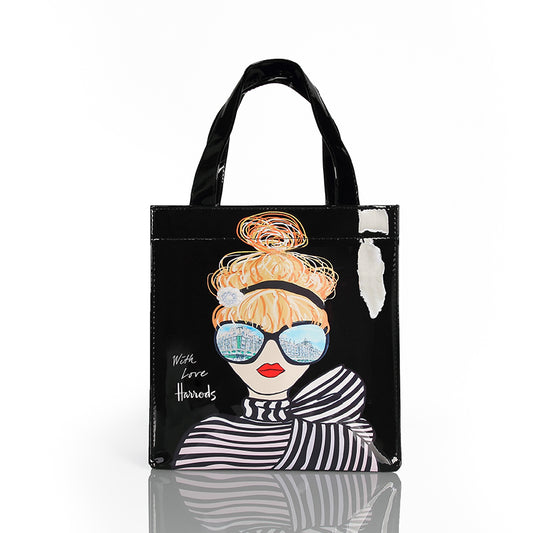 Cartoon PVC Fashion Tote Shopping Bag Storage Bag