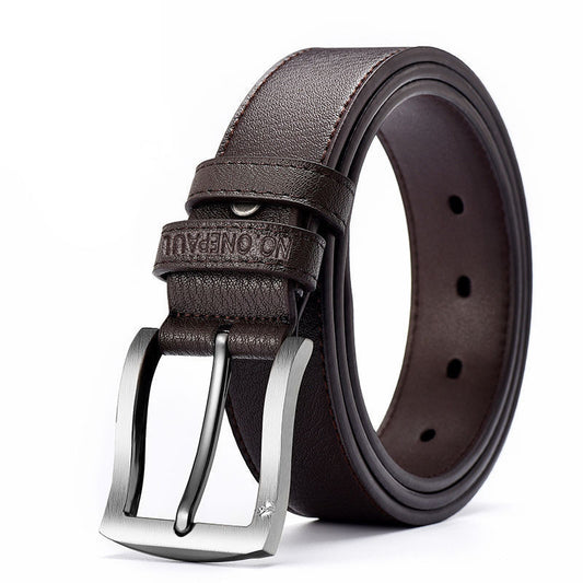 Korean Style Men's Casual Belt With Pin Buckle