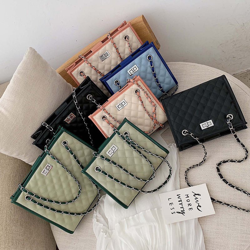 Large Capacity One-shoulder Tote Bag Chain Armpit Bag